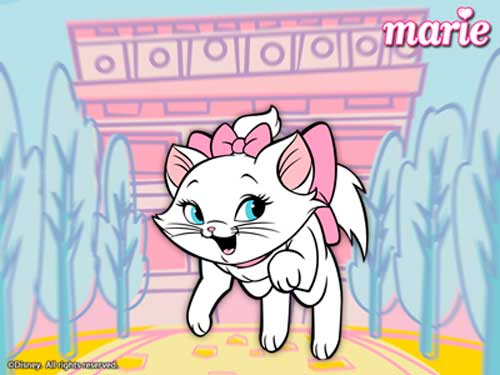 Gatinha Marie: Desenhos para Colorir e Imprimir! (Grátis)