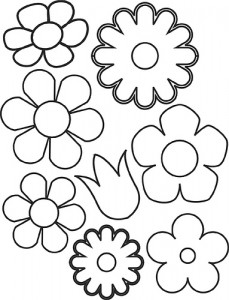 moldes flores artesanato feltro eva trabalhos manuais (2)