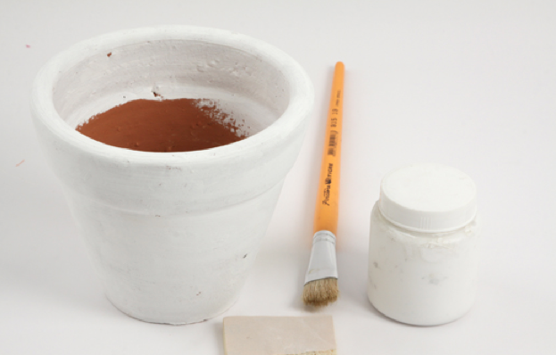 como fazer vasinho ceramica decorado decoupage tecido deocracao casa vaso plantinhas (1)